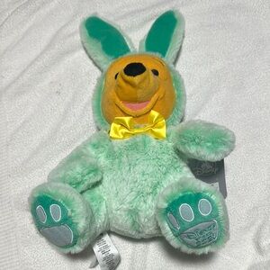 Disney Winnie the Pooh Plush Bunny with Green and Yellow Accents